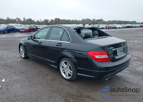 2013 Mercedes-Benz C 250 Luxury/Sport from USA, damaged, VIN WDDGF4HB5DA862291